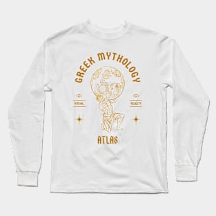 Atlas Greek Mythology Long Sleeve T-Shirt